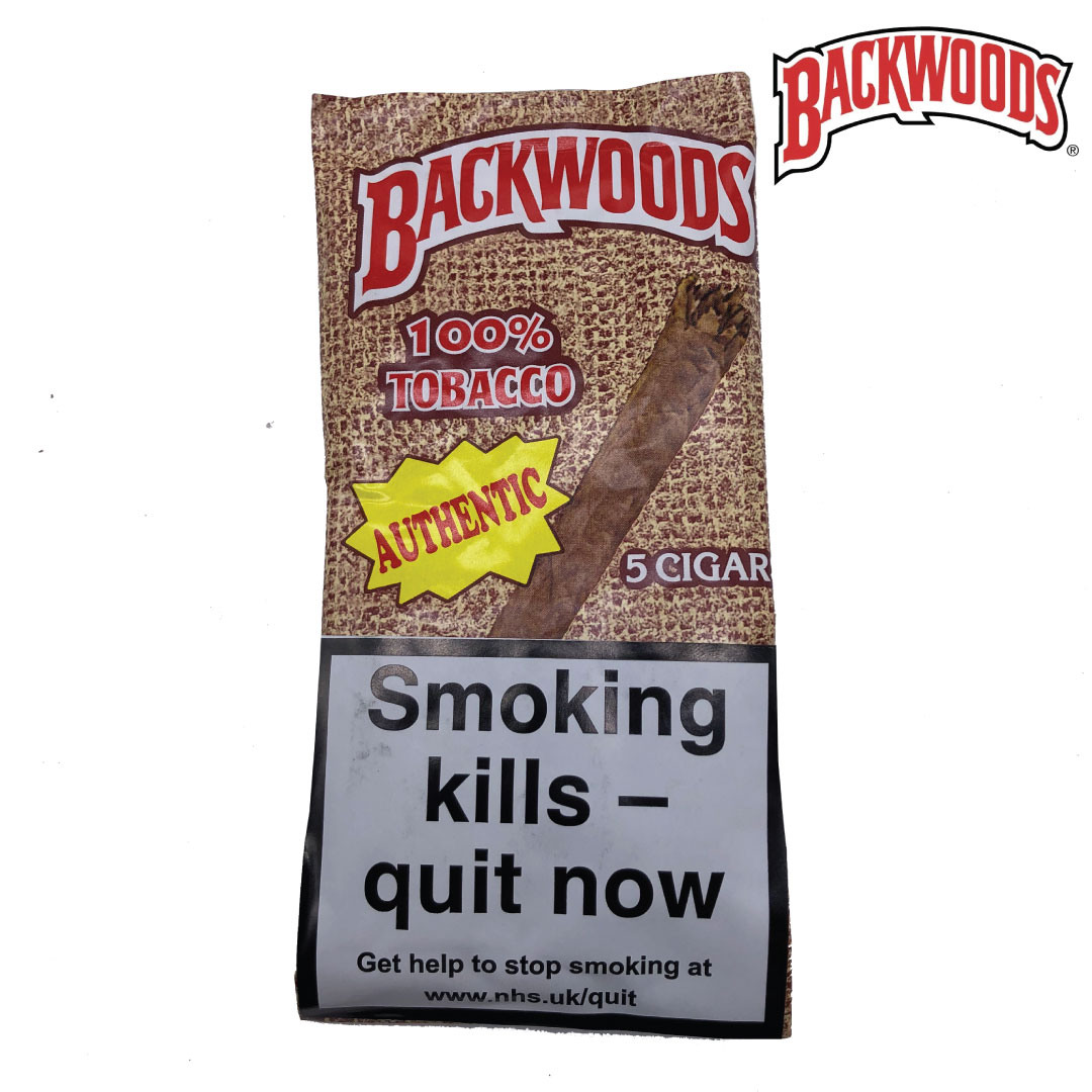 Backwoods - Authentic (Sweet Aromatic) Cigars - Pack of 5 - The Three Five