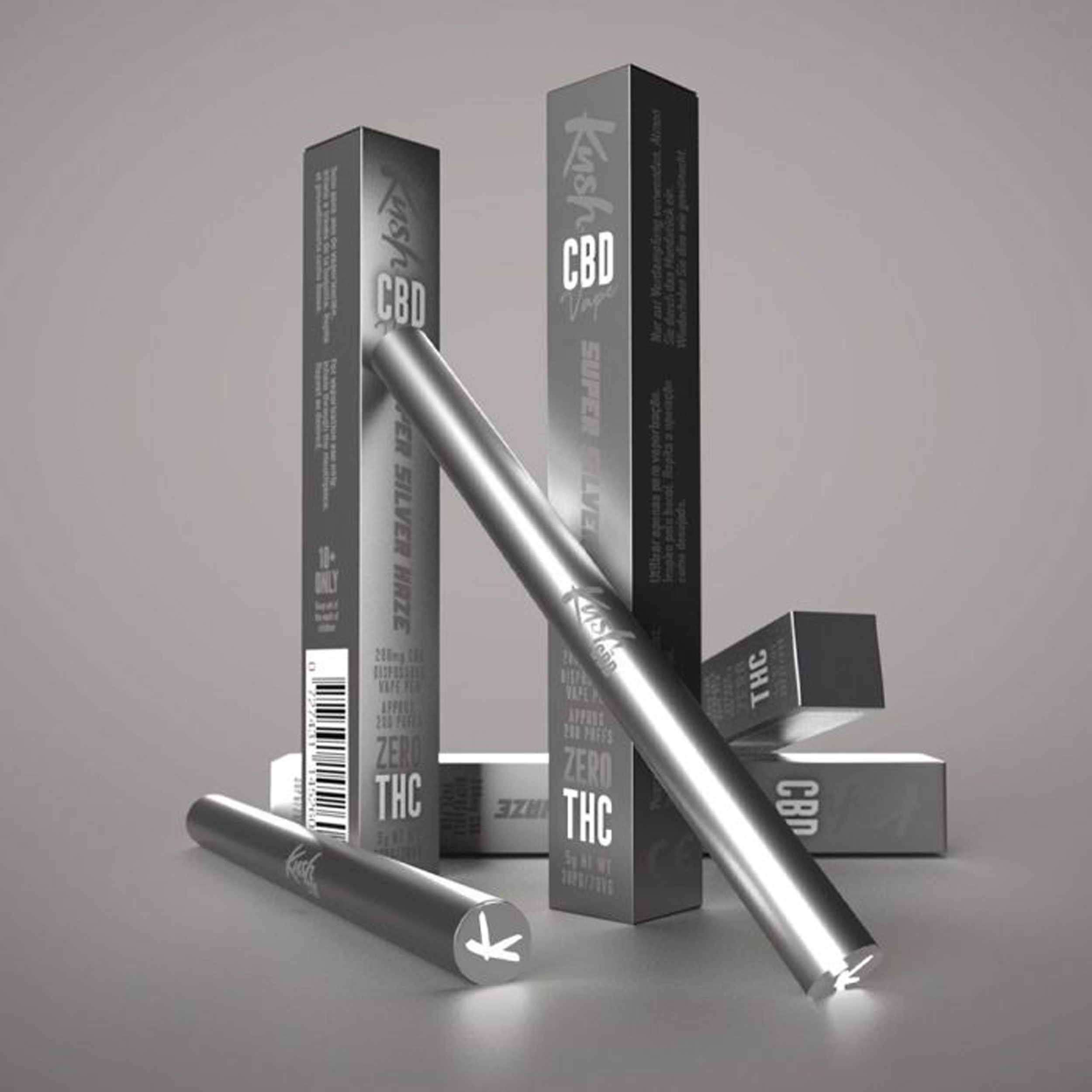 Kush CBD Vape Disposable - Super Silver Haze - The Three Five